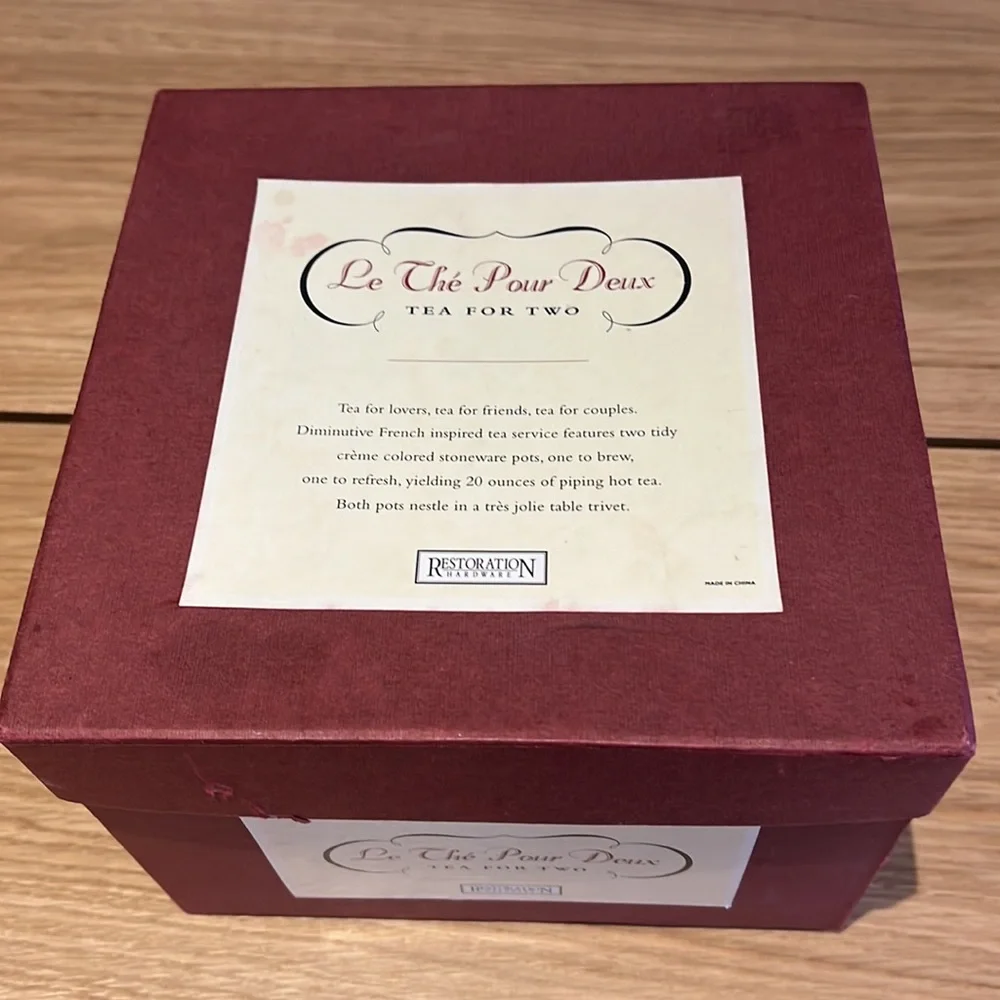 Restoration Hardware Tea for Two